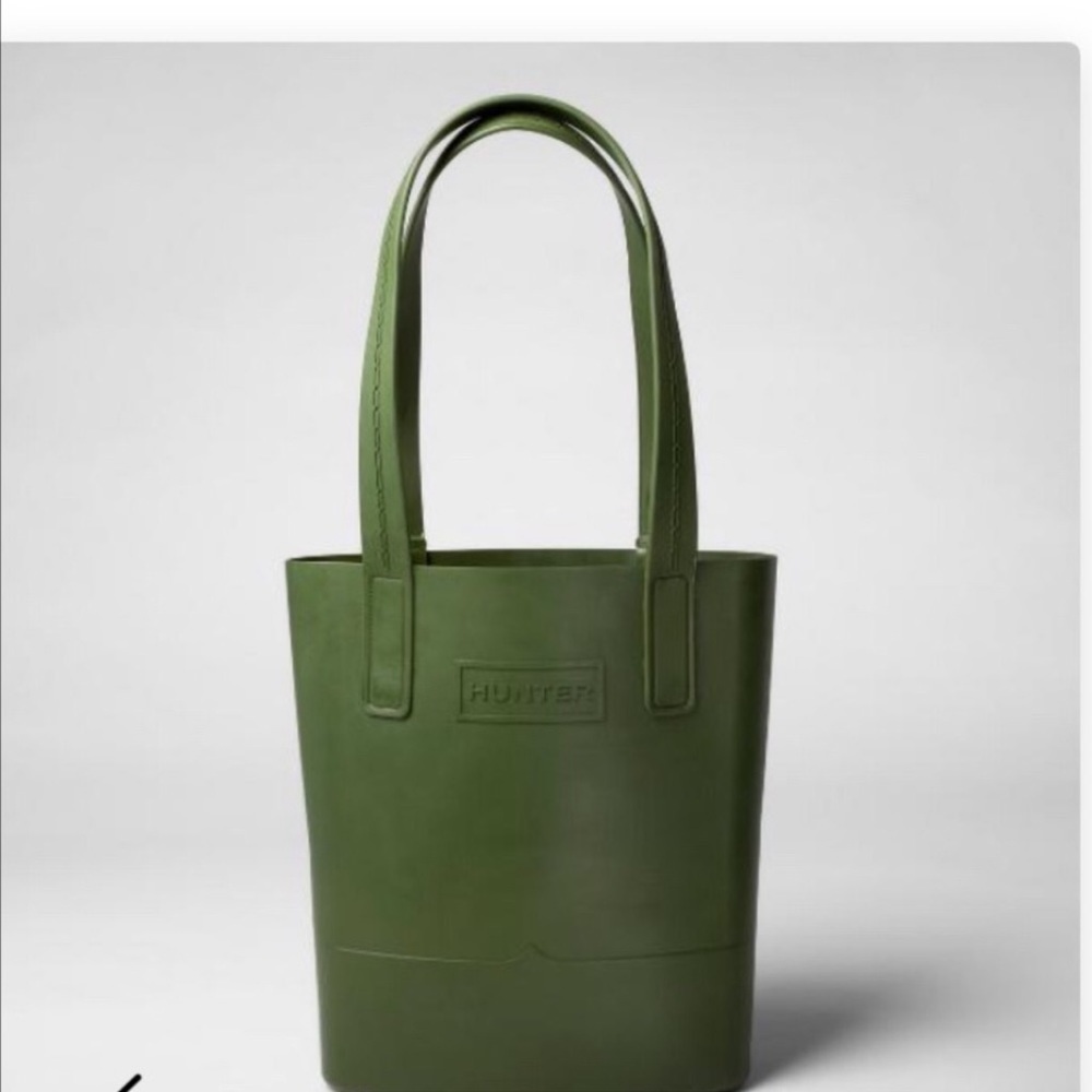 Hunter for Target 🎯Green Rubber Sling Tote Bag
